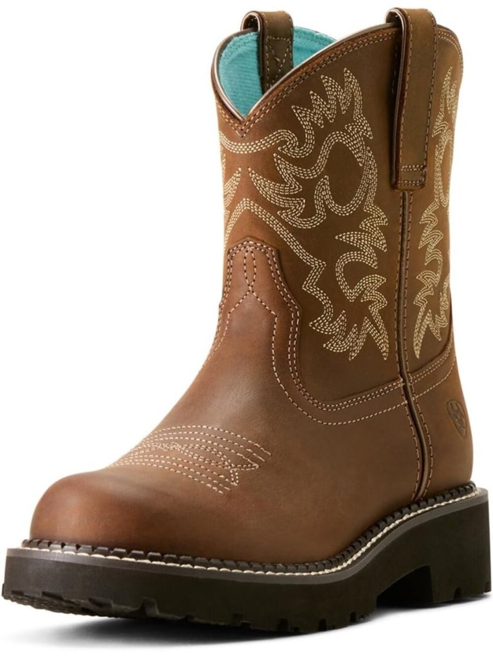 Womenโs Sassy Brown Fatbaby Western Cowboy Boots Cowgirl Boots